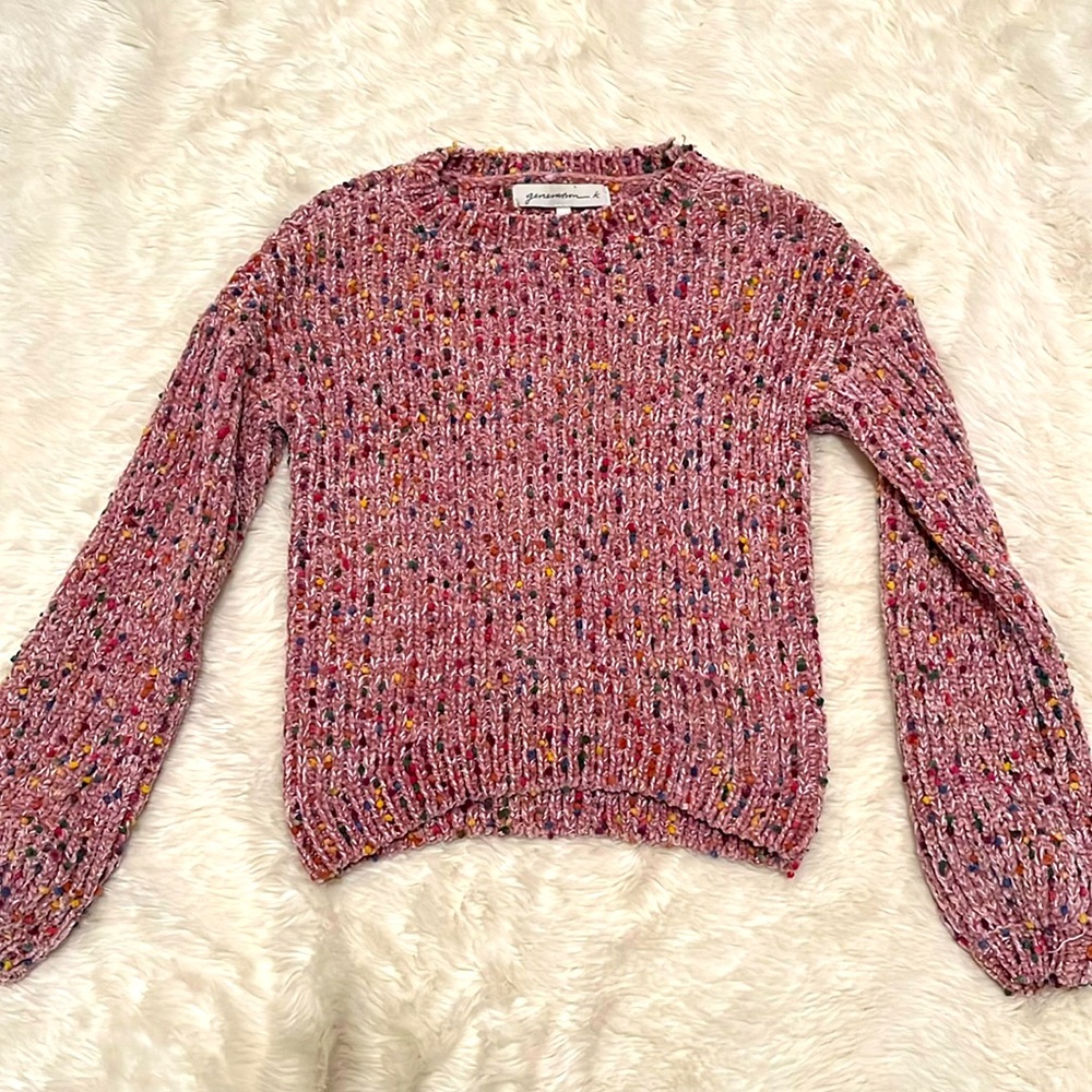 Pink Rainbow Sweater